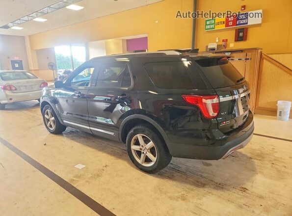 1FM5K8D87HGA83116 2017 FORD EXPLORER Black Հետևի ձախ