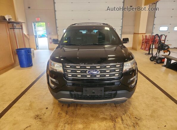 1FM5K8D87HGA83116 2017 FORD EXPLORER Black Դիմացի տեսք