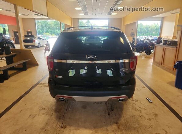 1FM5K8D87HGA83116 2017 FORD EXPLORER Black Հետևի տեսք