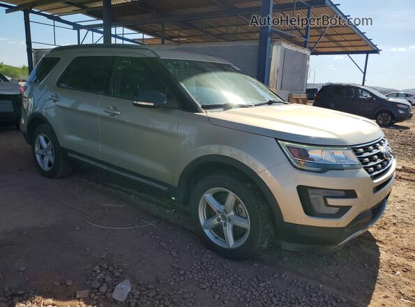 1FM5K8D87HGC47982 2017 FORD EXPLORER Beige წინა მარჯვენა