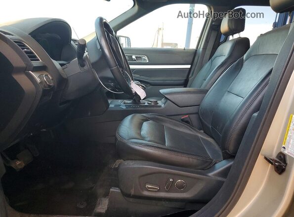 1FM5K8D87HGC47982 2017 FORD EXPLORER Beige წინა სალონის ხედი
