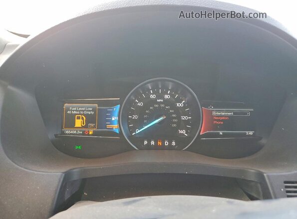 1FM5K8D87HGC47982 2017 FORD EXPLORER Beige ხელსაწყოთა პანელის ხედი