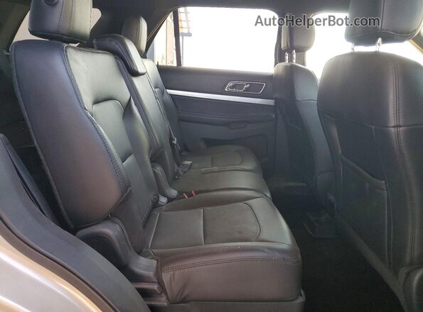 1FM5K8D87HGC47982 2017 FORD EXPLORER Beige უკანა სავარძლების ხედი