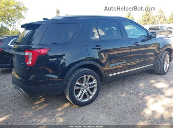 1FM5K8D87HGD41408 2017 FORD EXPLORER Black Trasero derecho