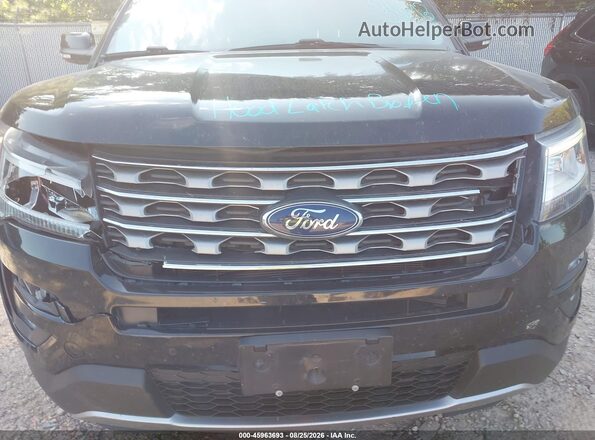 1FM5K8D87HGD41408 2017 FORD EXPLORER Black Vista frontal