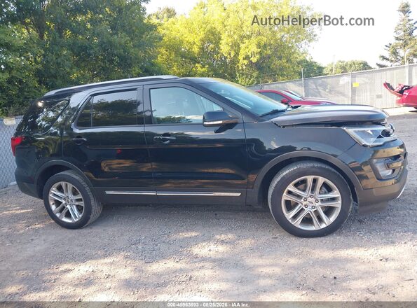 1FM5K8D87HGD41408 2017 FORD EXPLORER Black Vista interior trasera