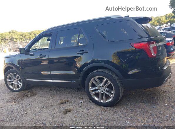 1FM5K8D87HGD41408 2017 FORD EXPLORER Black Vista interior de 360 grados