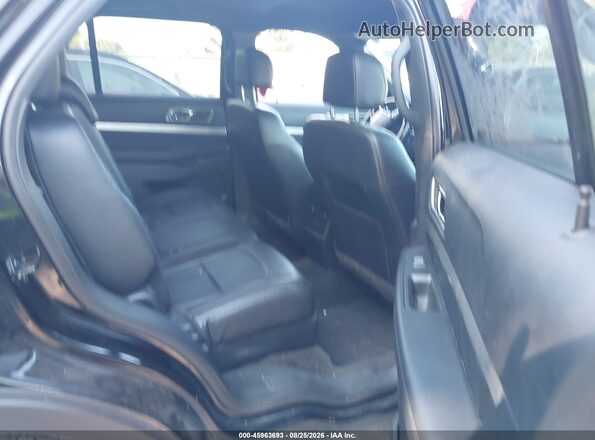 1FM5K8D87HGD41408 2017 FORD EXPLORER Black Vista de la etiqueta del VIN