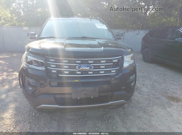 1FM5K8D87HGD41408 2017 FORD EXPLORER Black Vista del cuadro de instrumentos