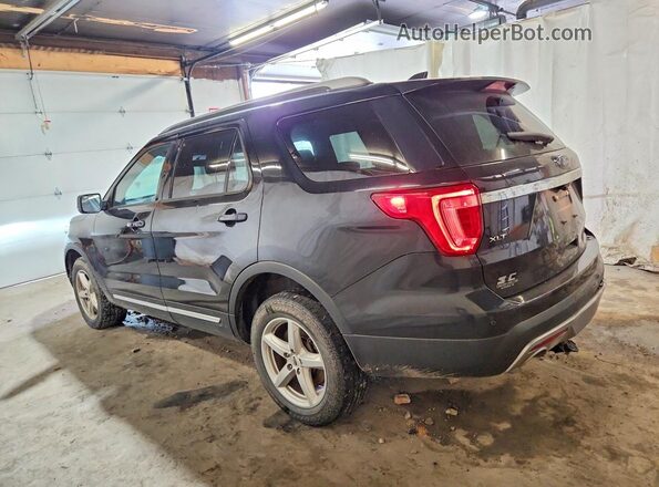 1FM5K8D87HGD50089 2017 FORD EXPLORER Черный Задняя левая четверть