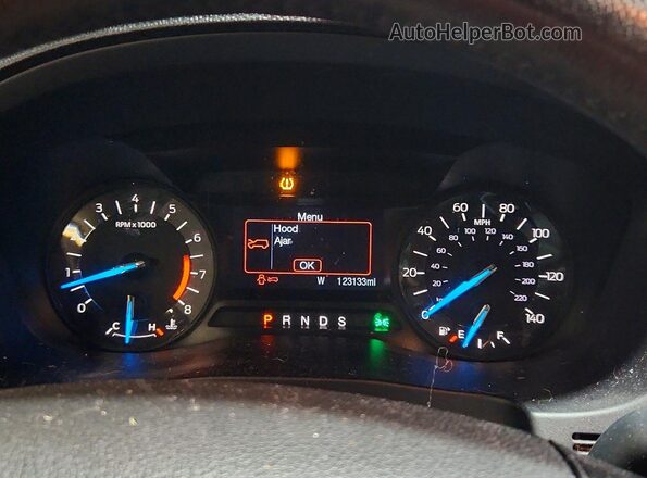 1FM5K8D87HGD50089 2017 FORD EXPLORER Черный Вид щитка приборов