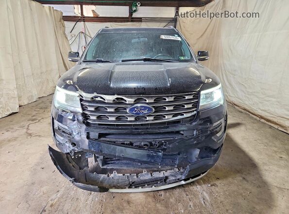 1FM5K8D87HGD50089 2017 FORD EXPLORER Черный Вид спереди