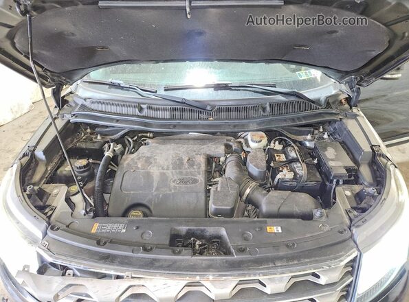 1FM5K8D87HGD50089 2017 FORD EXPLORER Черный Вид подкапотного пространства