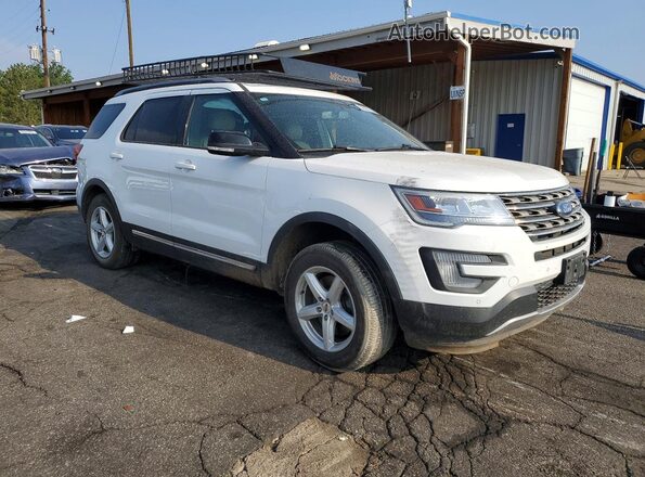 1FM5K8D87HGD88549 2017 FORD EXPLORER White Delantero derecho