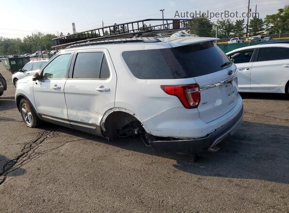1FM5K8D87HGD88549 2017 FORD EXPLORER White Trasero izquierdo