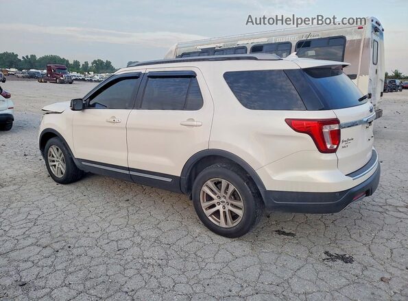 1FM5K8D87JGA67584 2018 FORD EXPLORER White Trasero izquierdo
