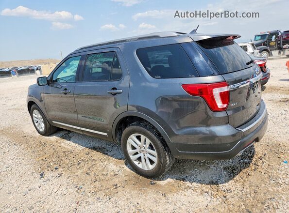 1FM5K8D87JGA80299 2018 FORD EXPLORER Серый Задняя левая четверть