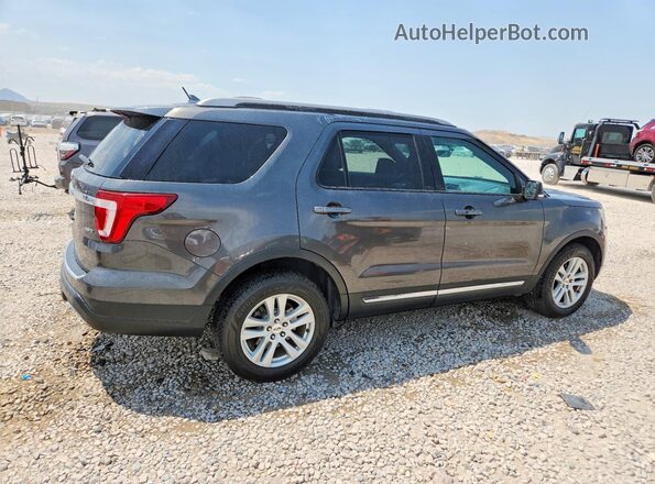 1FM5K8D87JGA80299 2018 FORD EXPLORER Серый Задняя правая четверть