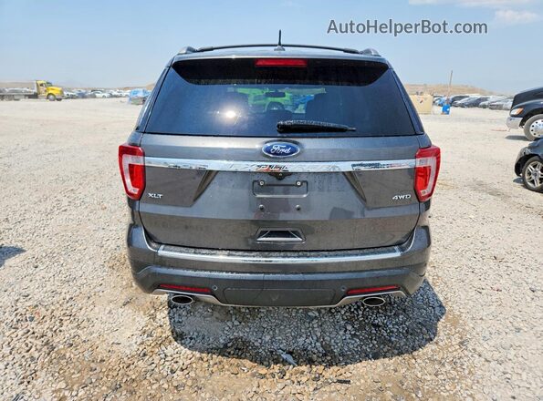 1FM5K8D87JGA80299 2018 FORD EXPLORER Серый Вид сзади