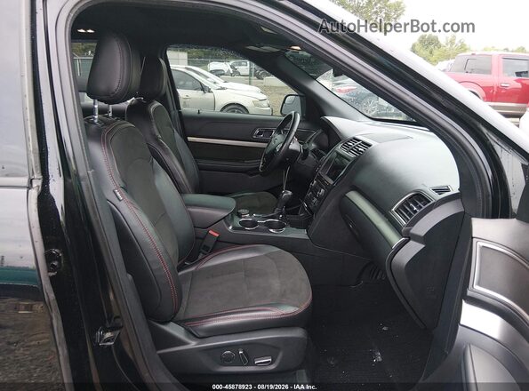 1FM5K8D87JGC67333 2018 FORD EXPLORER Black Widok wnętrza z przodu