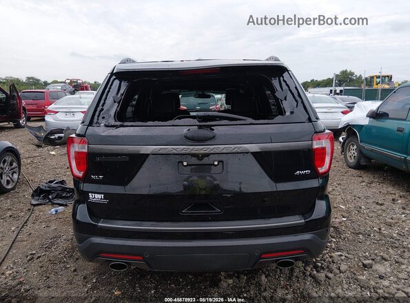1FM5K8D87JGC67333 2018 FORD EXPLORER Black Widok z przodu