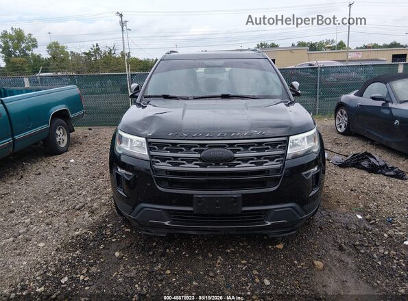1FM5K8D87JGC67333 2018 FORD EXPLORER Black Widok zestawu wskaźników