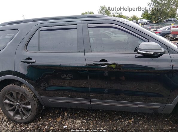 1FM5K8D87JGC67333 2018 FORD EXPLORER Black Widok wnętrza z tyłu