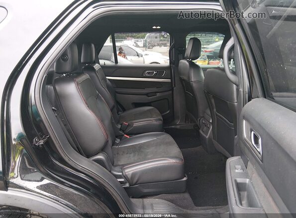 1FM5K8D87JGC67333 2018 FORD EXPLORER Black Widok naklejki z numerem VIN