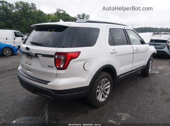 1FM5K8D87KGA85035 2019 FORD EXPLORER Белый Задняя правая четверть