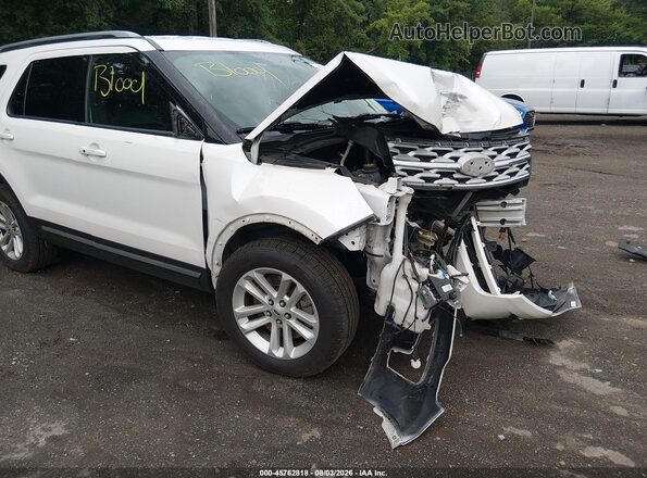 1FM5K8D87KGA85035 2019 FORD EXPLORER Белый Вид спереди