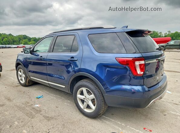 1FM5K8D88GGA31458 2016 FORD EXPLORER Blue უკანა მარცხენა