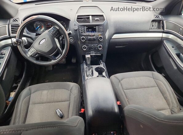 1FM5K8D88GGA31458 2016 FORD EXPLORER Blue წინა პანელის ხედი