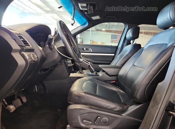 1FM5K8D88GGC02693 2016 FORD EXPLORER Black Սալոնի դիմացի տեսք