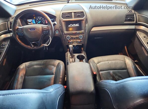 1FM5K8D88GGC02693 2016 FORD EXPLORER Black Առջևի վահանակի տեսք