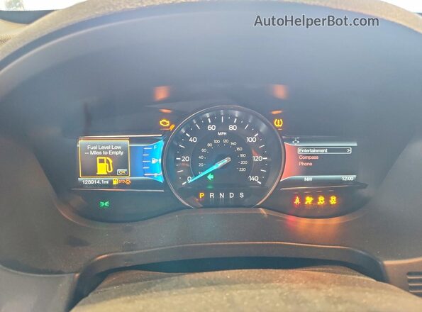 1FM5K8D88GGC02693 2016 FORD EXPLORER Black Սարքավորումների վահանակի տեսք