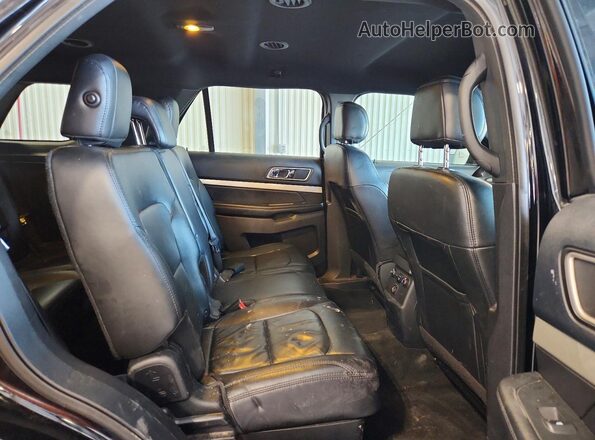 1FM5K8D88GGC02693 2016 FORD EXPLORER Black Սալոնի հետևի տեսք