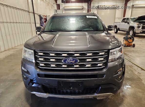 1FM5K8D88GGD11980 2016 FORD EXPLORER Серый Вид спереди