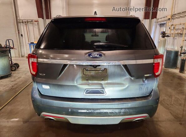1FM5K8D88GGD11980 2016 FORD EXPLORER Серый Вид сзади