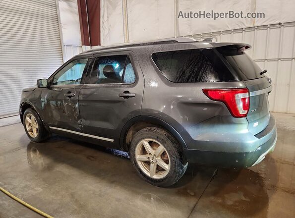 1FM5K8D88GGD11980 2016 FORD EXPLORER Серый Задняя левая четверть