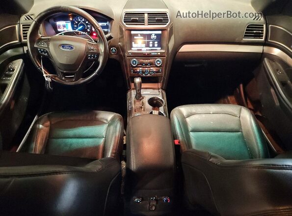 1FM5K8D88GGD11980 2016 FORD EXPLORER Серый Вид панели приборов