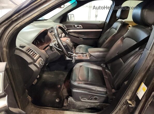 1FM5K8D88GGD11980 2016 FORD EXPLORER Серый Вид салона спереди