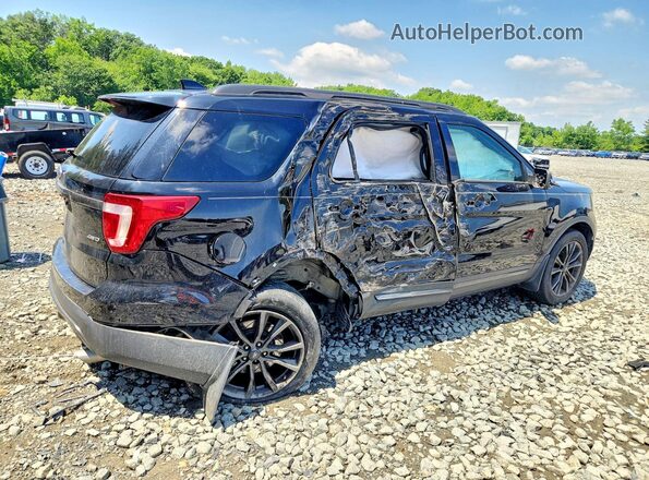 1FM5K8D88HGA40310 2017 FORD EXPLORER Черный Задняя правая четверть