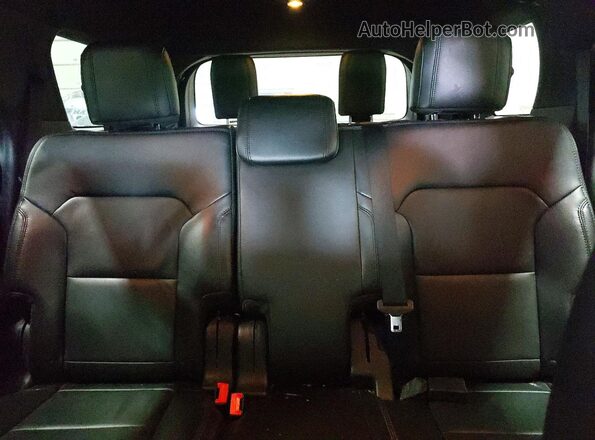 1FM5K8D88HGA74747 2017 FORD EXPLORER Black Հետևի նստատեղերի տեսք