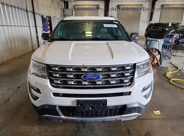 1FM5K8D88HGD41627 2017 FORD EXPLORER White Вид спереду