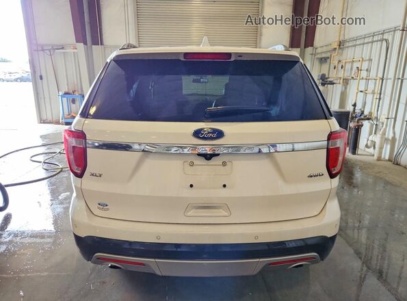 1FM5K8D88HGD41627 2017 FORD EXPLORER White Вид ззаду