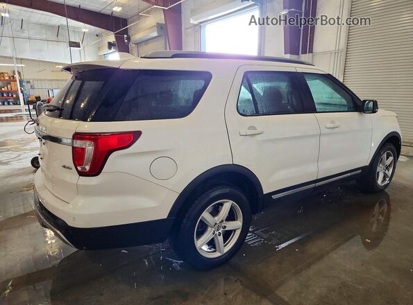 1FM5K8D88HGD41627 2017 FORD EXPLORER White Задня права чверть