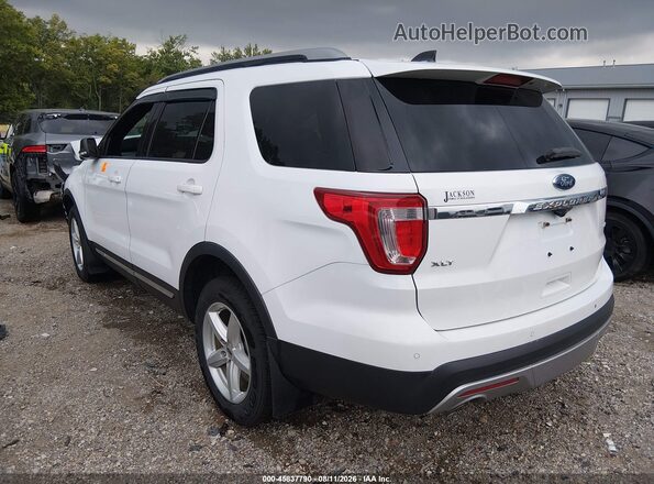 1FM5K8D88HGD44625 2017 FORD EXPLORER White Tył lewy