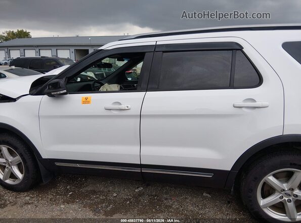 1FM5K8D88HGD44625 2017 FORD EXPLORER White Widok wnętrza 360 stopni