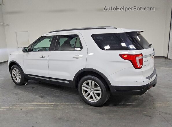 1FM5K8D88JGA05434 2018 FORD EXPLORER Белый Задняя левая четверть