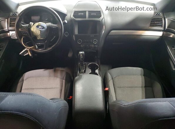 1FM5K8D88JGC61041 2018 FORD EXPLORER White Առջևի վահանակի տեսք